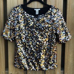 H&M Sequin Top